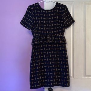 Club Monaco 1950s style wiggle dress, 00